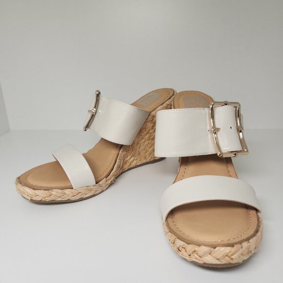 Dolce Vita Women's Lucine Buckle Espadrille Wedge Shoe, Size 9 - Picture 1 of 6